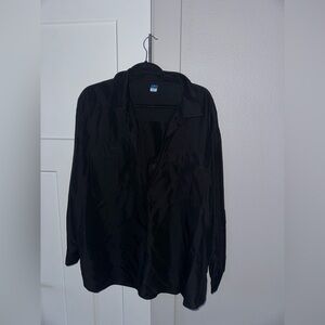 Old Navy Black Shirt Jacket
